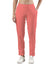 Women's Trouleg, Cotton Fabric with Elastic Waistband and Zip Pockets Coral