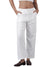Femmora Women’s High-Rise Straight Fit Trousers with 2 Side Pockets | Stretch Formal Bottoms in Polyester Blend | Lightweight Workwear Pants |White|Pack of 1