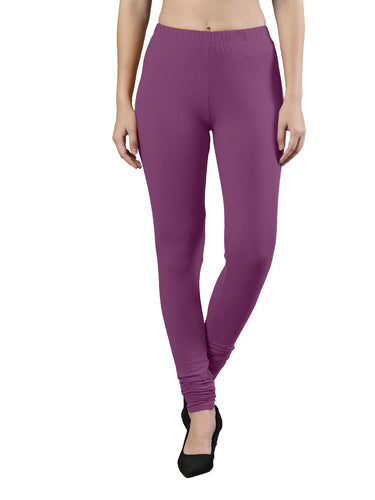 Body-Hugging Churidar Legging | Soft Cotton, Elastic Waistband Rosebud