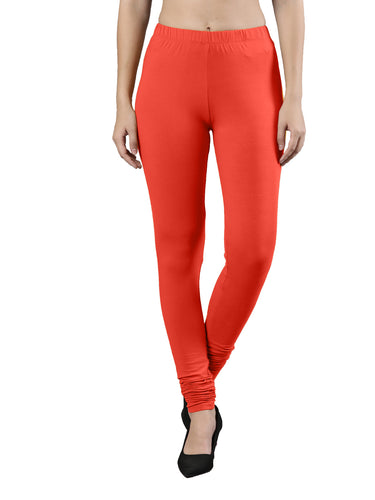 Body-Hugging Churidar Legging | Soft Cotton, Elastic Waistband Mandarin