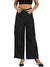 Femmora Women’s High-Rise Wide-Leg Cargo Pants with Utility Pockets | Full-Length Straight Fit Polyester Viscose Bottoms | Lightweight Cord-Effect Fabric Trousers | Casual Fashion Wear | Black |Pack of 1