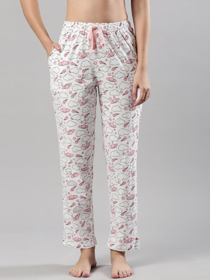 Relax Fit Pajama | Abstract Print, Soft Cotton, Drawstring Waistband, 1 Pocket