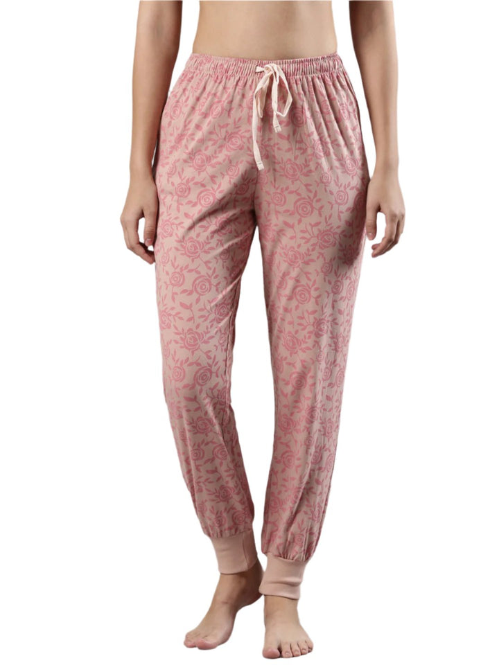 Relax Fit Pajama | Floral Print, Soft Cotton, Drawstring Waistband, 1 Pocket