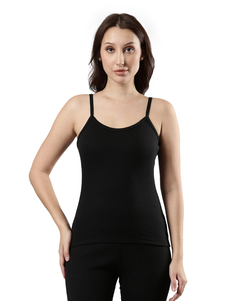 Women's Thermal Spaghetti Top | Warm Cotton and Snug Fit