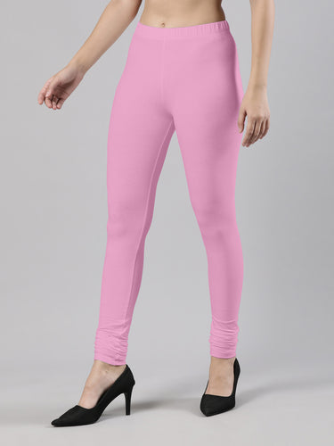 Body-Hugging Churidar Legging | Soft Cotton, Elastic Waistband Lavender Hover