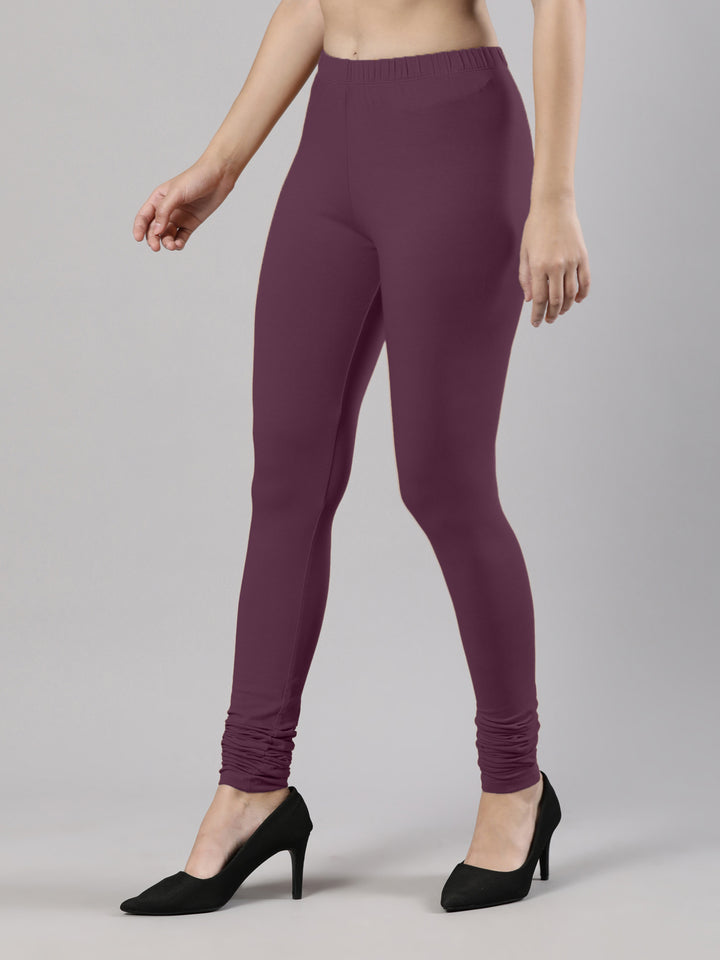 Body-Hugging Churidar Legging | Soft Cotton, Elastic Waistband