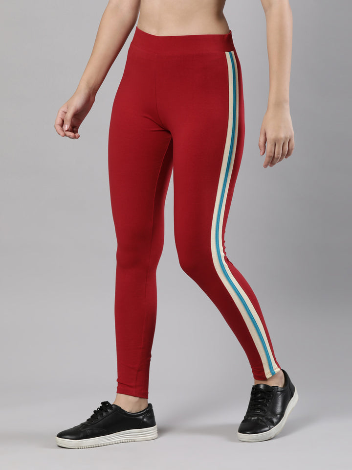 Women's Yoga Pants, Cotton Fabric with Elastic Waistband