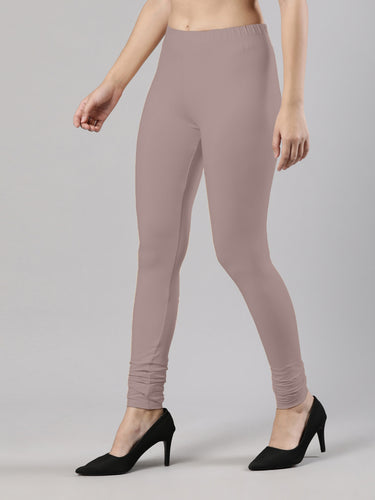 Body-Hugging Churidar Legging | Soft Cotton, Elastic Waistband Hazel Frappe Hover