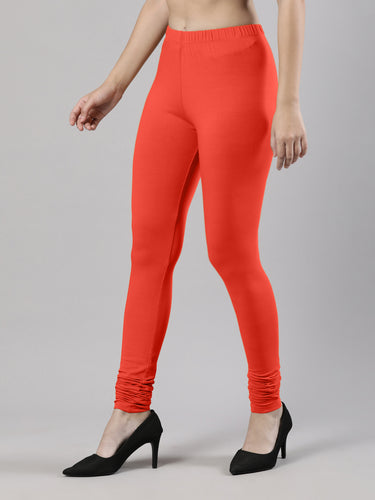 Body-Hugging Churidar Legging | Soft Cotton, Elastic Waistband Mandarin Hover