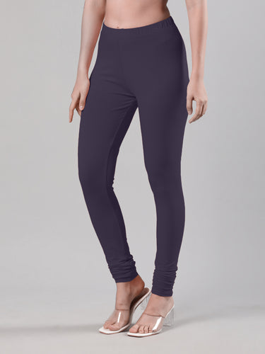 Body-Hugging Churidar Legging | Soft Cotton, Elastic Waistband Sweet Grapes Hover