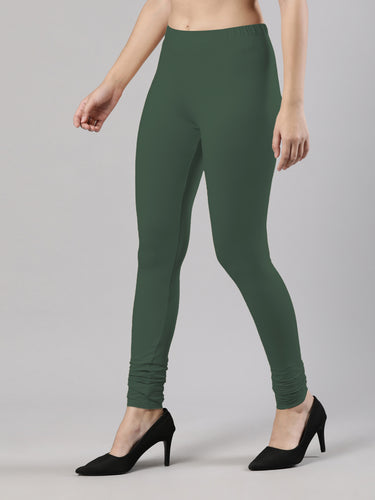 Body-Hugging Churidar Legging | Soft Cotton, Elastic Waistband June Bug Hover